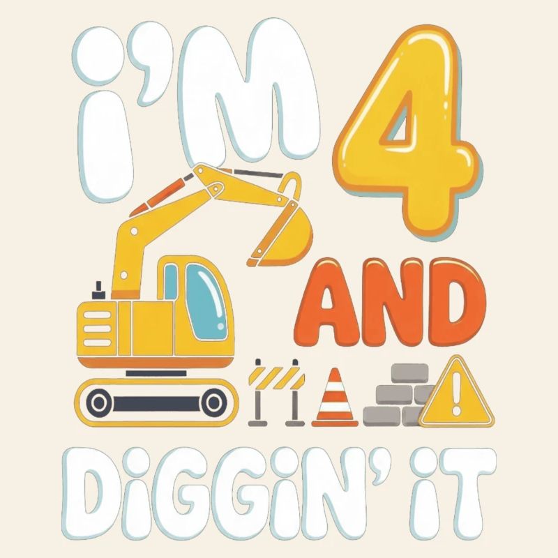 Ich bin Vier: Diggin It Baustellenmotif