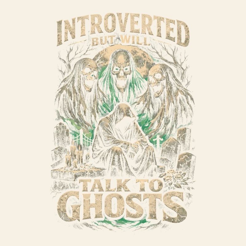 Friedhof Goth Introverted But Will Talk To Ghosts