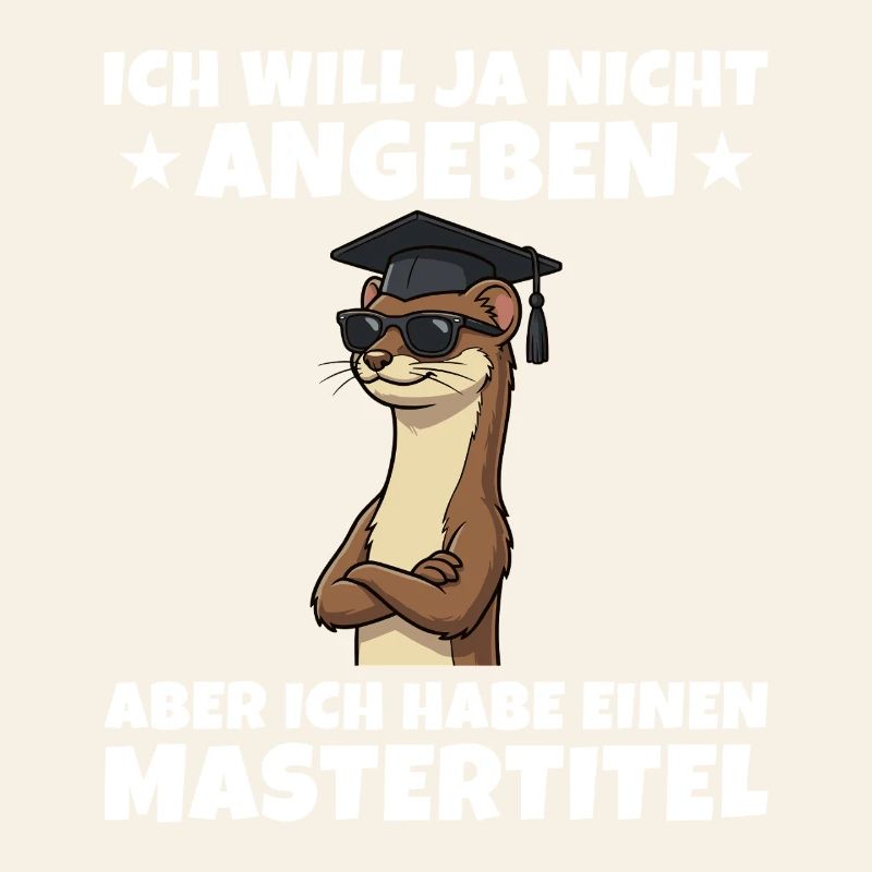 Mastertitel geschafft Wiesel Studium Abschluss