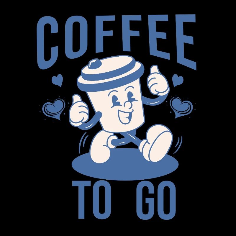 Dessin animé Coffee Takeaway