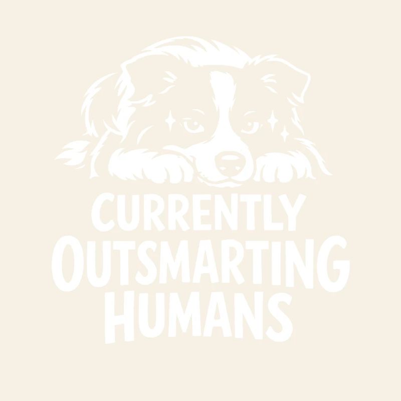 Schlauer als du | Border Collie Spruch