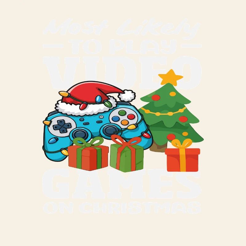 Probably playing video games Christmas