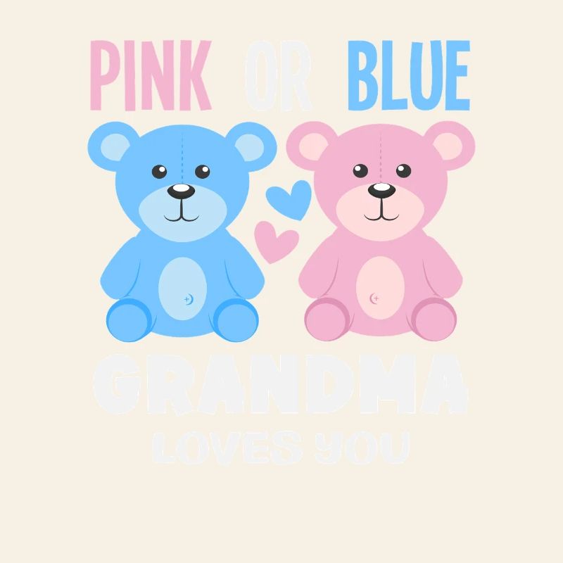 Pink Oder Blau Oma Liebt Dich