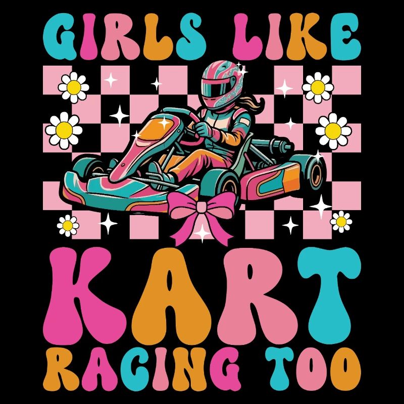 Les filles aiment aussi les courses de karting