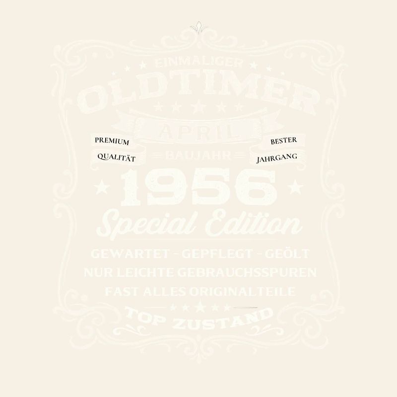70. Geburtstag Geschenk Mann Oldtimer April 1956
