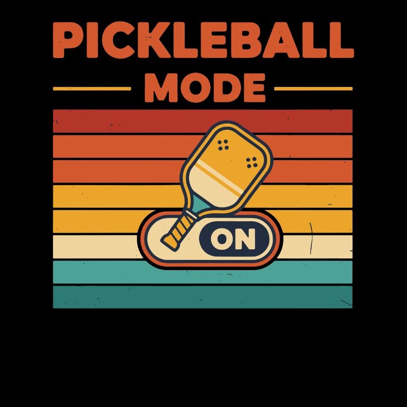 Pickleball Mode On funny player pickle ball