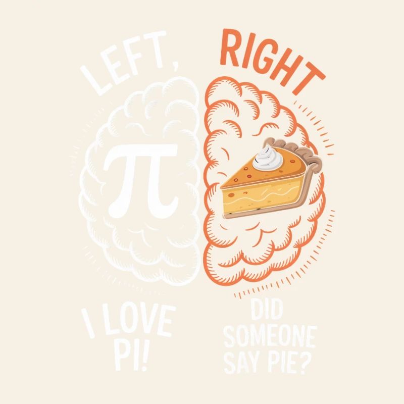 Pi vs Pie: Left Right Brain