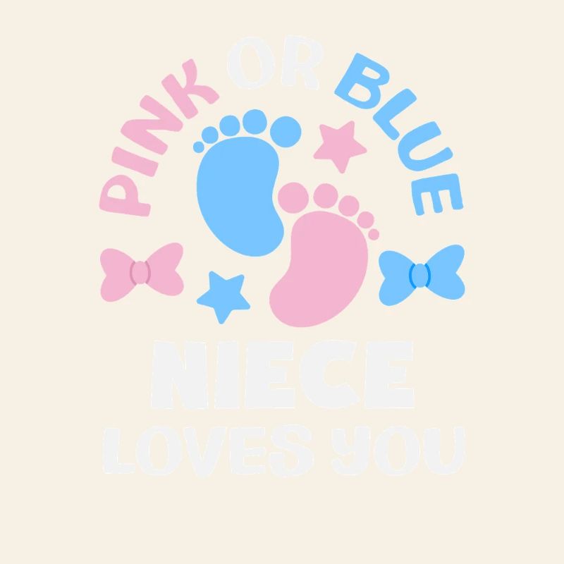 Pink Oder Blau Nichte Liebt Dich Gender Reveal