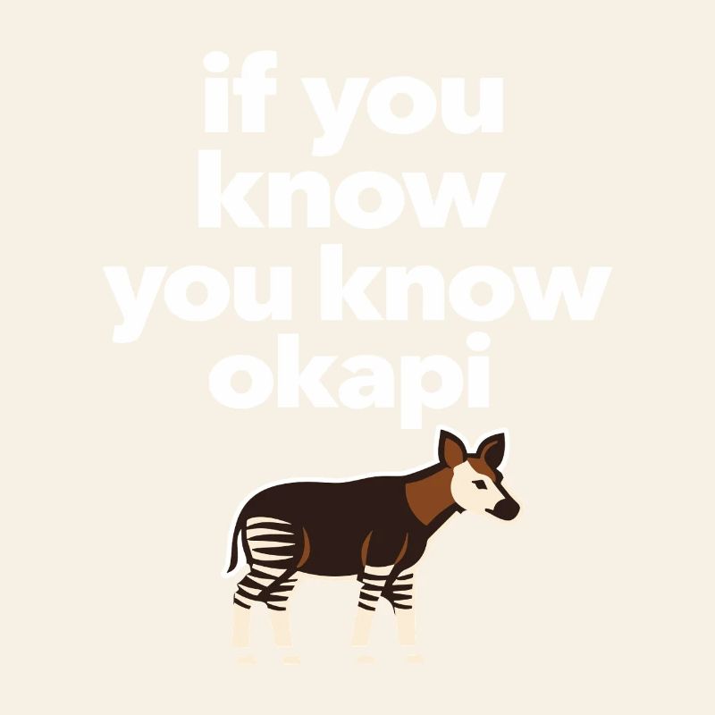 Okapi-liebhaber Okapi-tier Seltene Tierweltliebe