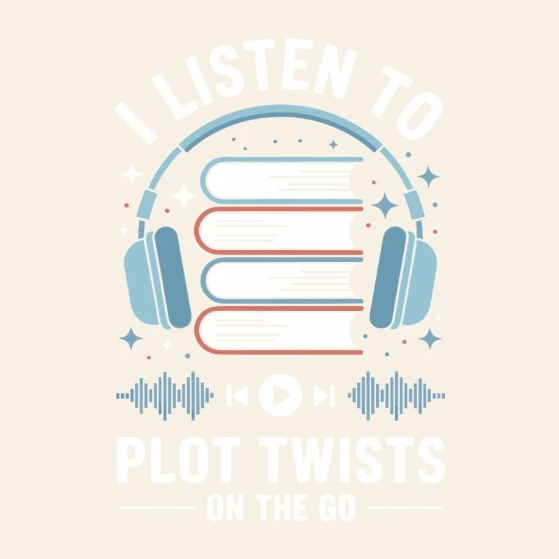 Audiobooks Plot Twists Book Lover Gift