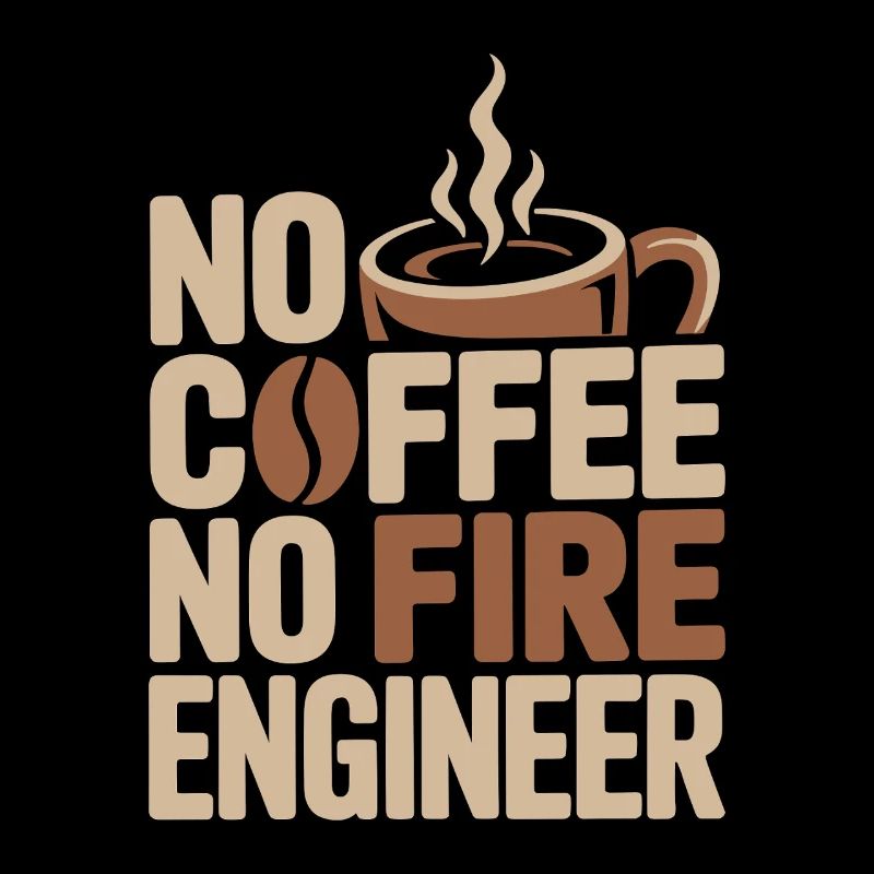 Fire Engineer No Coffee Pump Operator Coffee Lover
