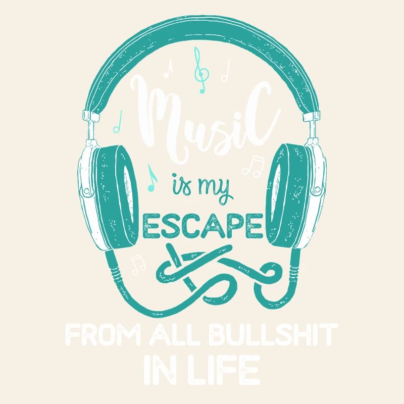 La musique, c’est mon graphique casque d’évasion