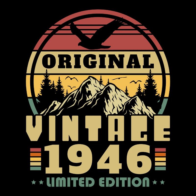1946 Vintage Retro Geburtstagsgeschenk