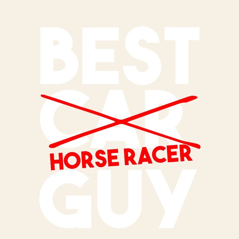 Typografie des besten Pferderennfahrers