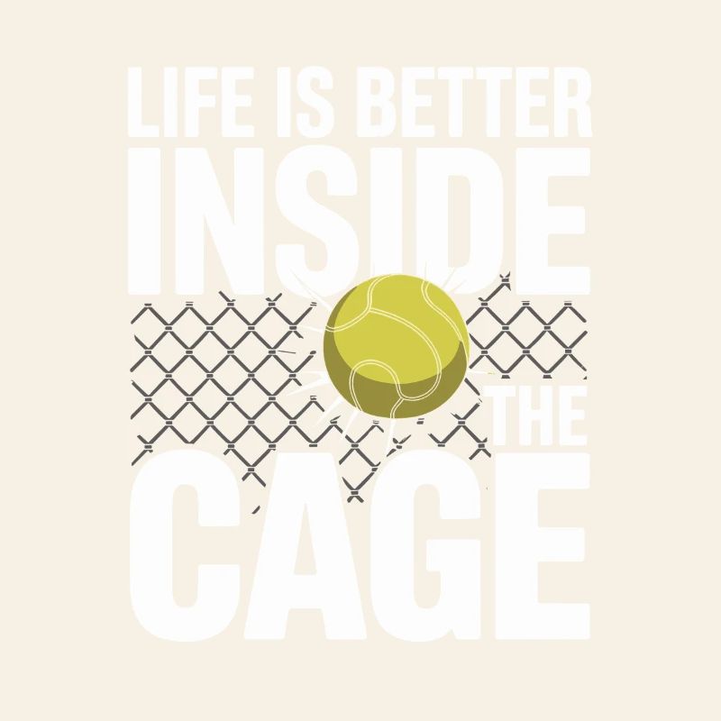 Padel Player Life Is Better Inside The Cage Padel