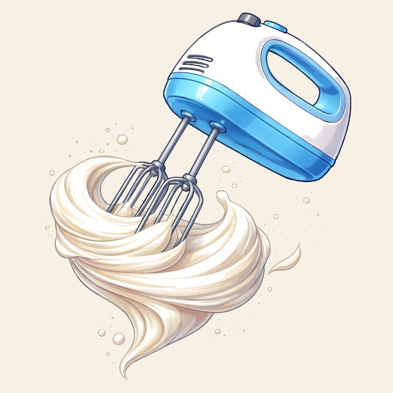 Conception de la batteuse à main à la crème fouettée