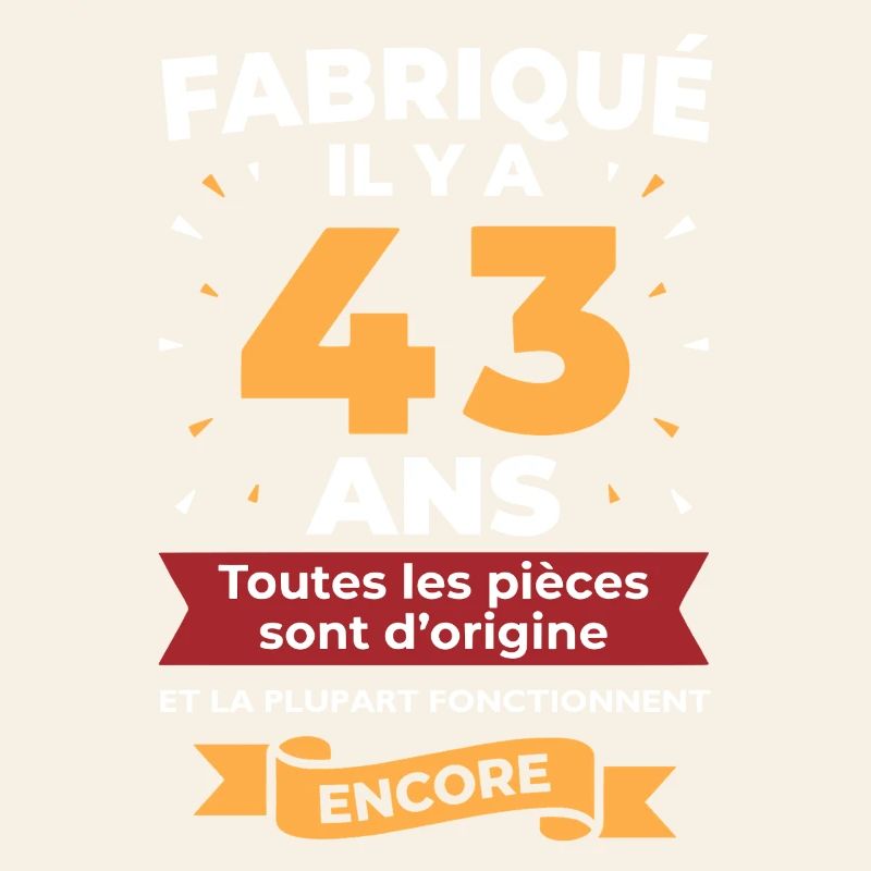 43 Ans Pièces d’origine