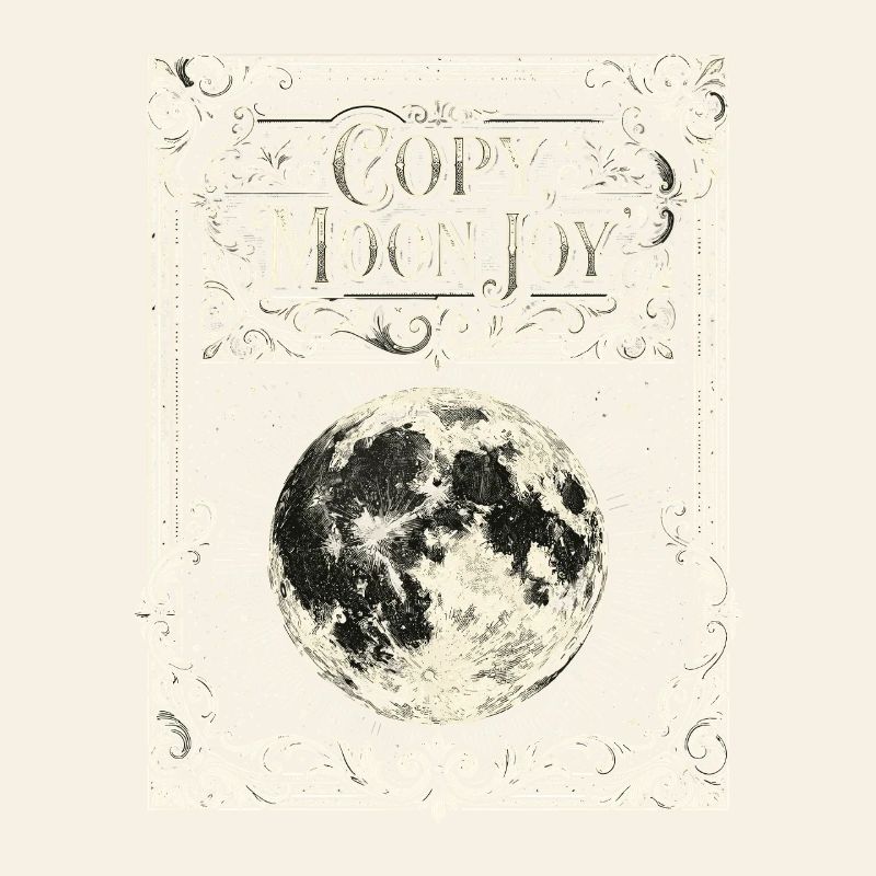 Moon joy in a vintage setting