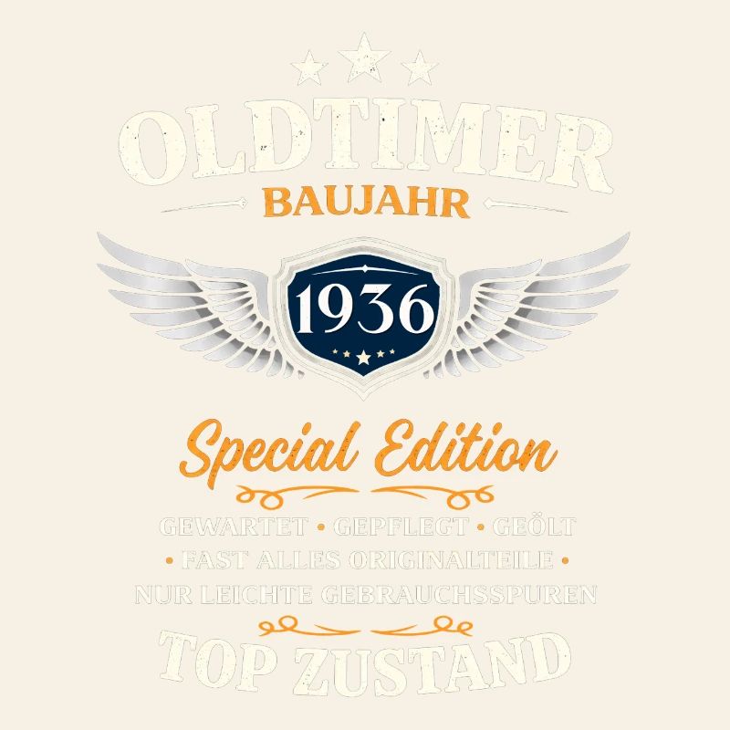 90. Geburtstag Geschenk Mann Oldtimer Vintage 1936