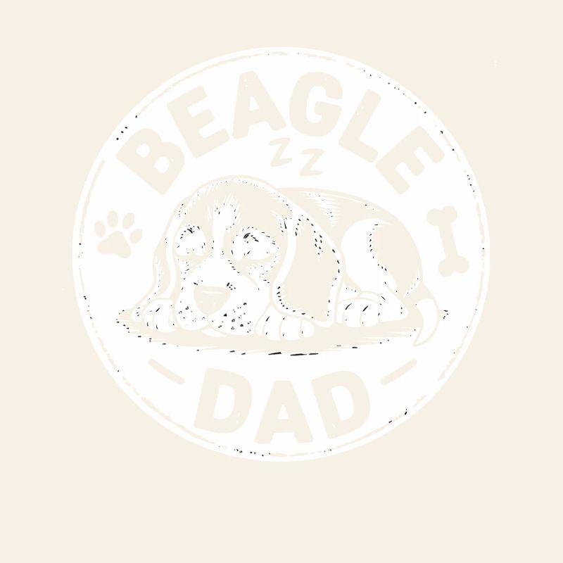 Beagle Dad Sleeping Beagle Dog Beagle Dad