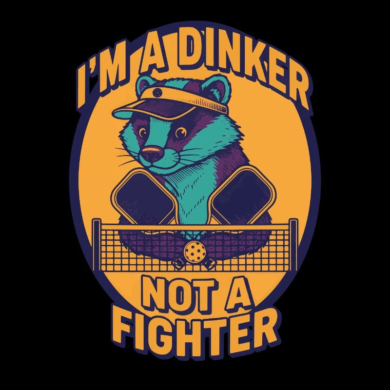 Pickleball Funny Player Im A Dinker Not A Fighter