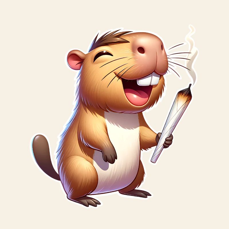 Mauvaise herbe de la capybara
