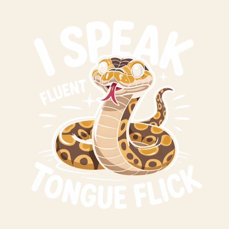Fließend Züngeln | Königspython Humor