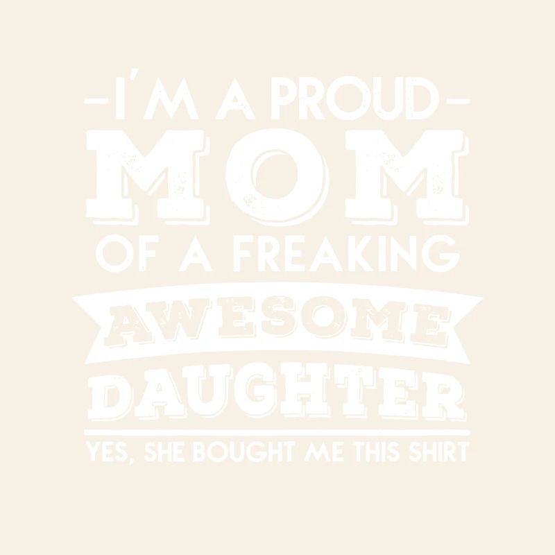 Stolze Mutter einer großartigen Tochter