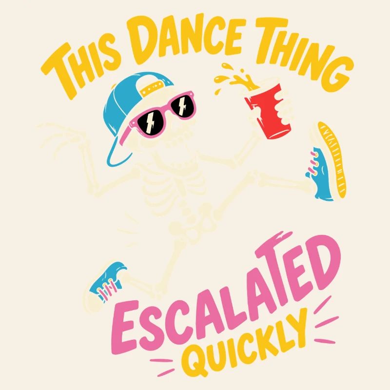 Dancing Skeleton Escalated Quickly Party