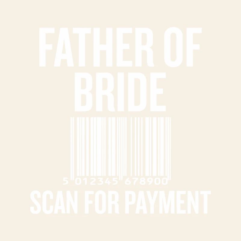 Father of Bride Barcode Tee