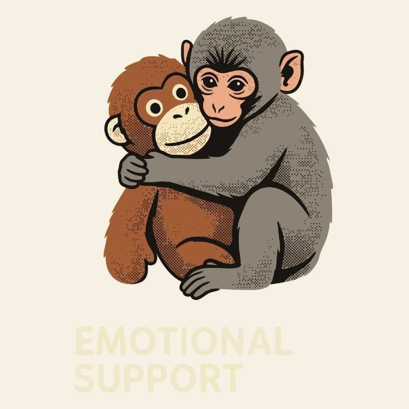 Soutien émotionnel Bébé Singe Punch