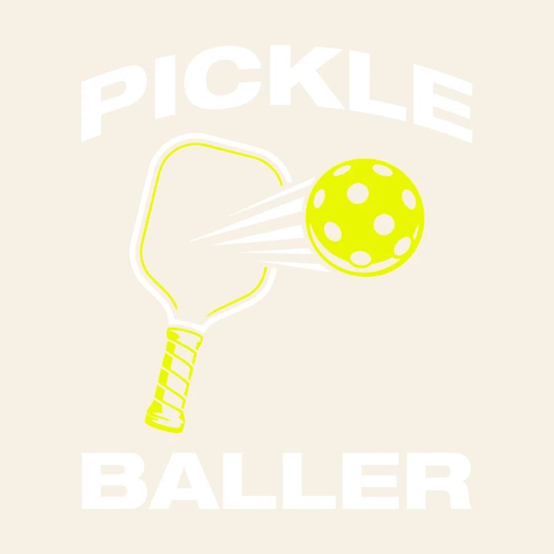 Pickle Baller Funny Pickleball Player