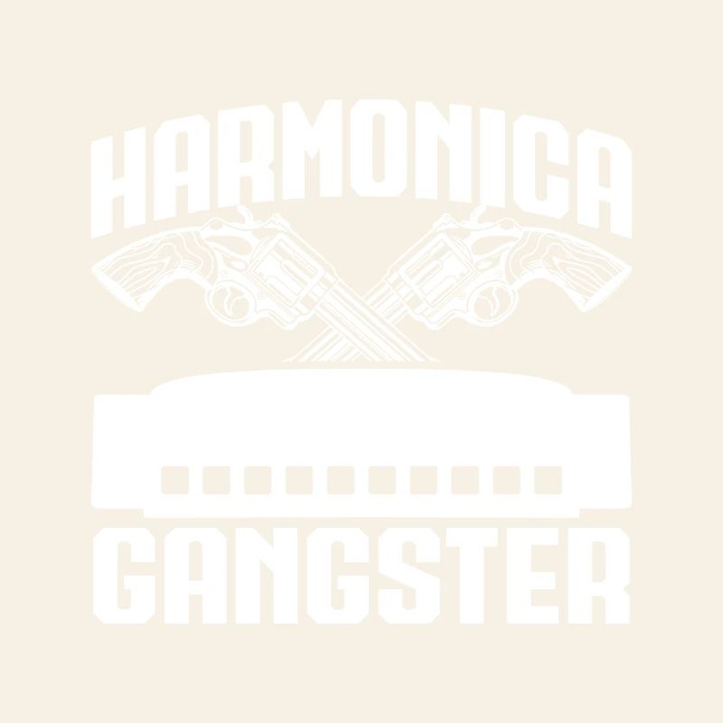 Harmonica Musican Gangster Harmonica