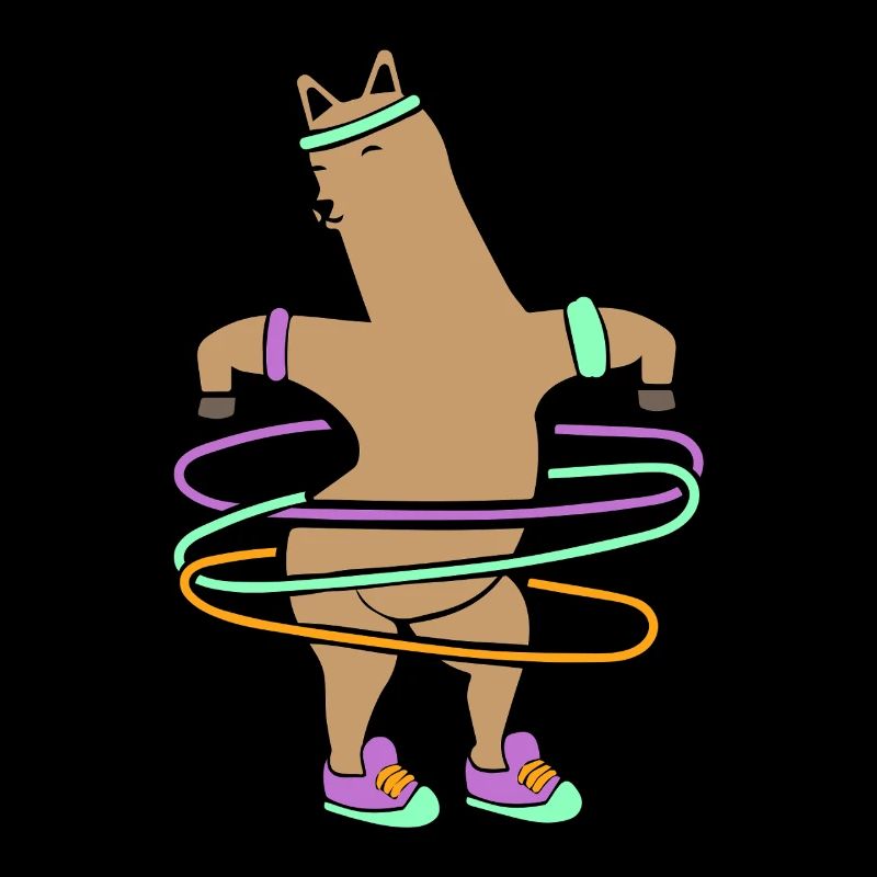 Hula Hup Hullern Huller Hoop Lama Alpaca