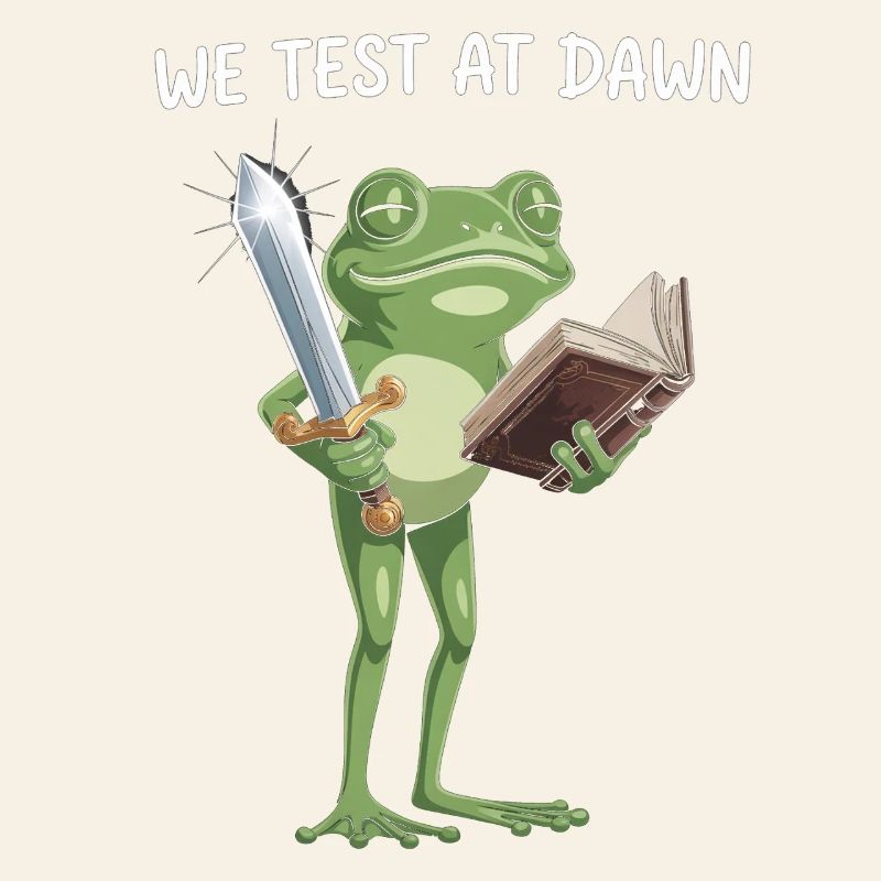 Dawn Quest Frog : Épée et Tome
