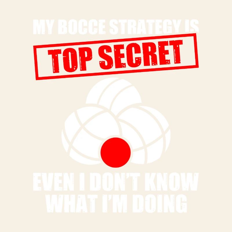 My bocce strategy Petanque Boule player