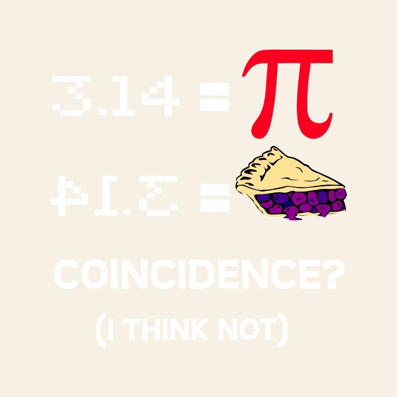 Pi Pie Coincidence Tee