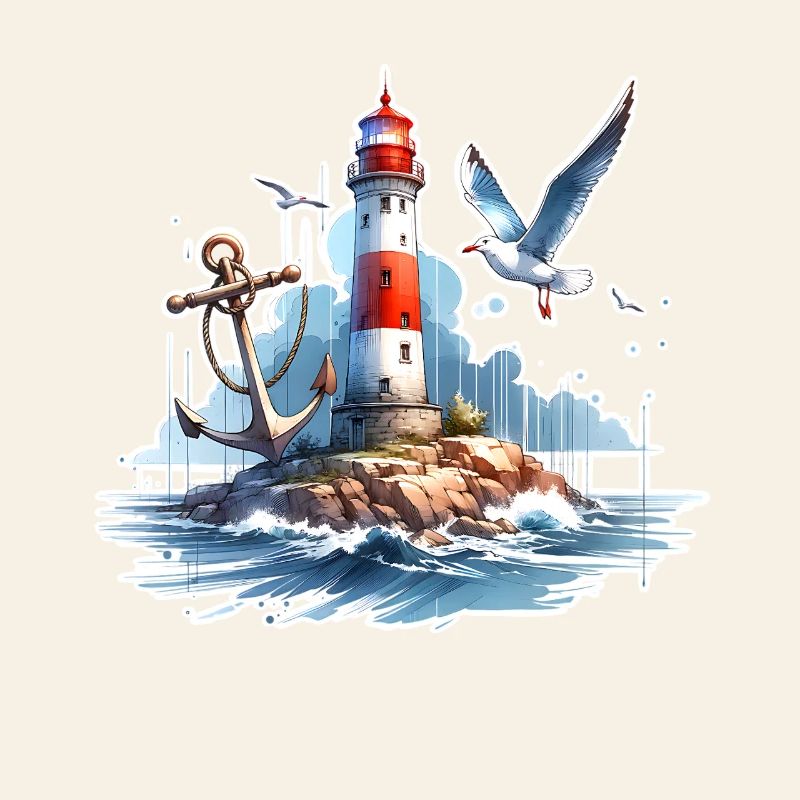 Mouette Ancre du Phare