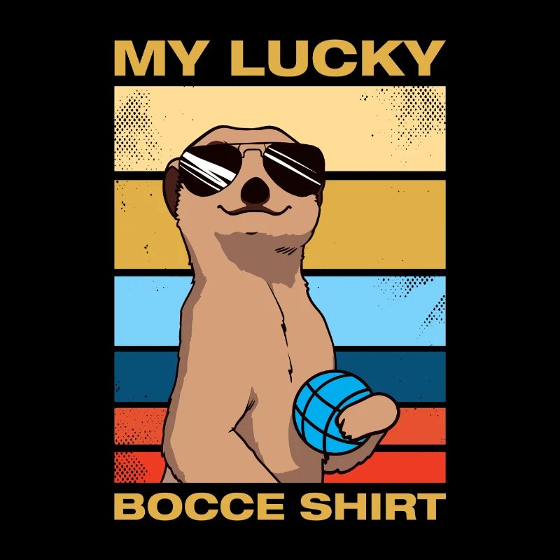 Mon joueur chanceux de bocce pétane boule
