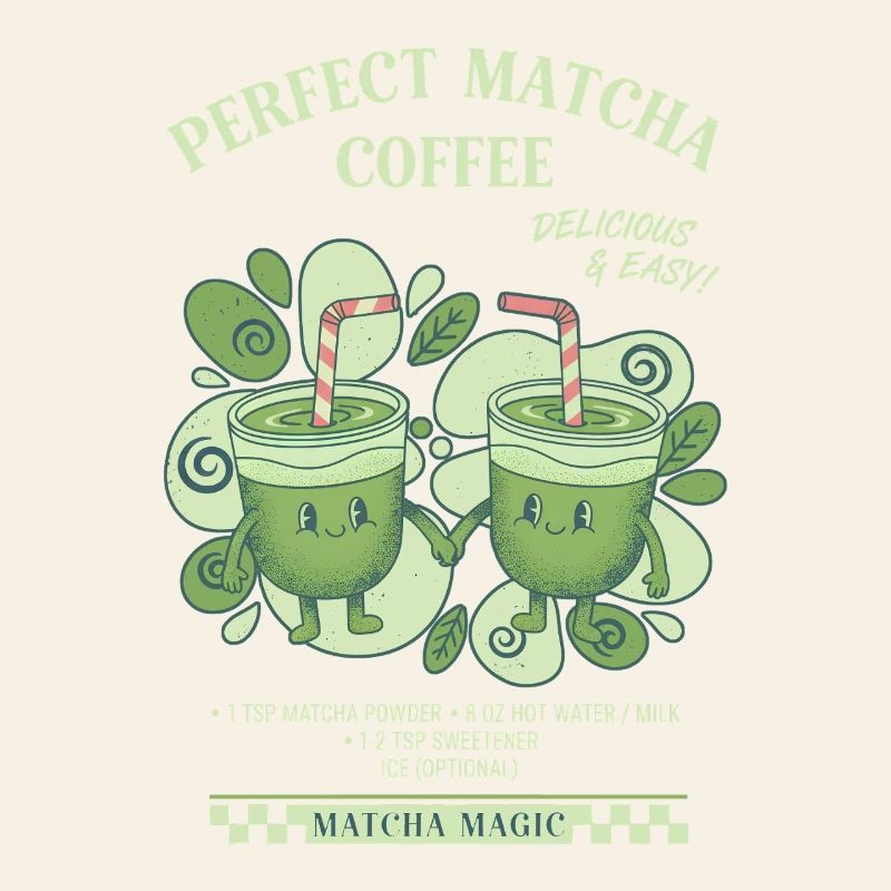 Perfekter Matcha-Kaffee Lecker und einfacher Matcha