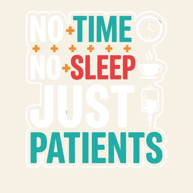 Infirmière de nuit, fatiguée