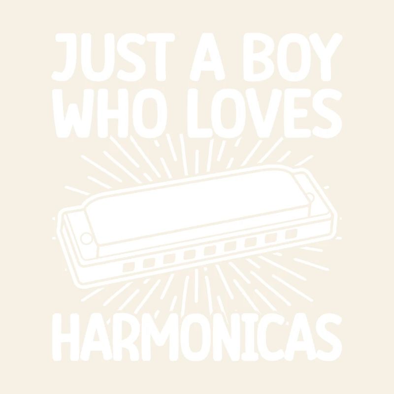 Harmonica Musican Just A Boy Who Love Harmonica