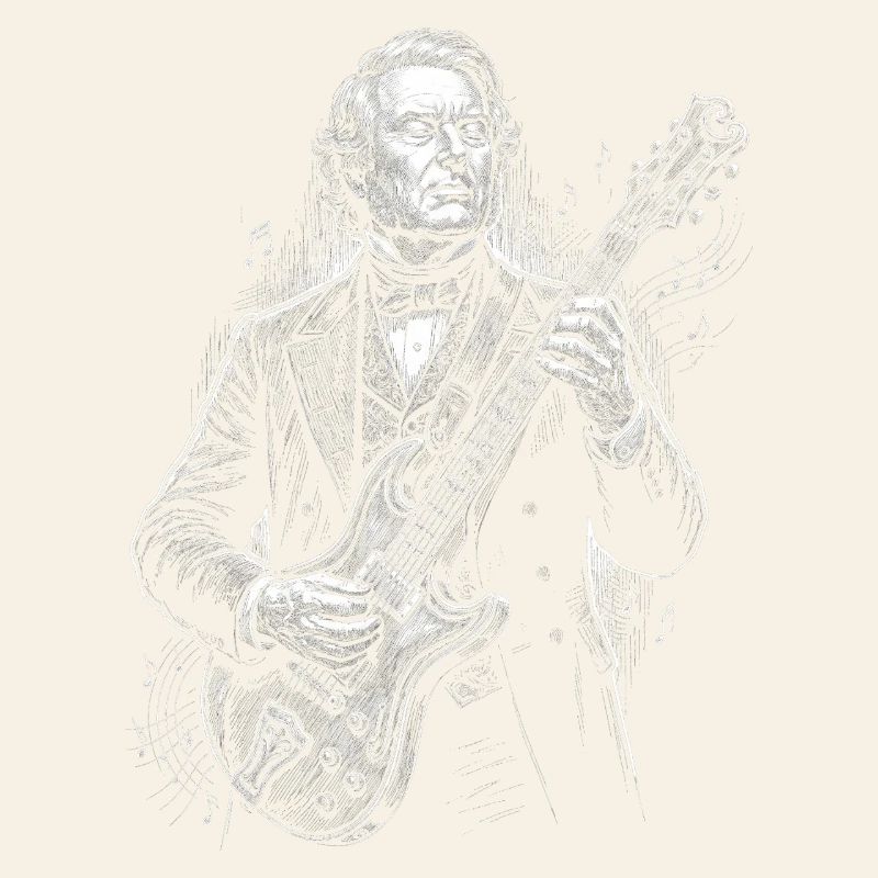Millard Fillmore Playing Guitar
