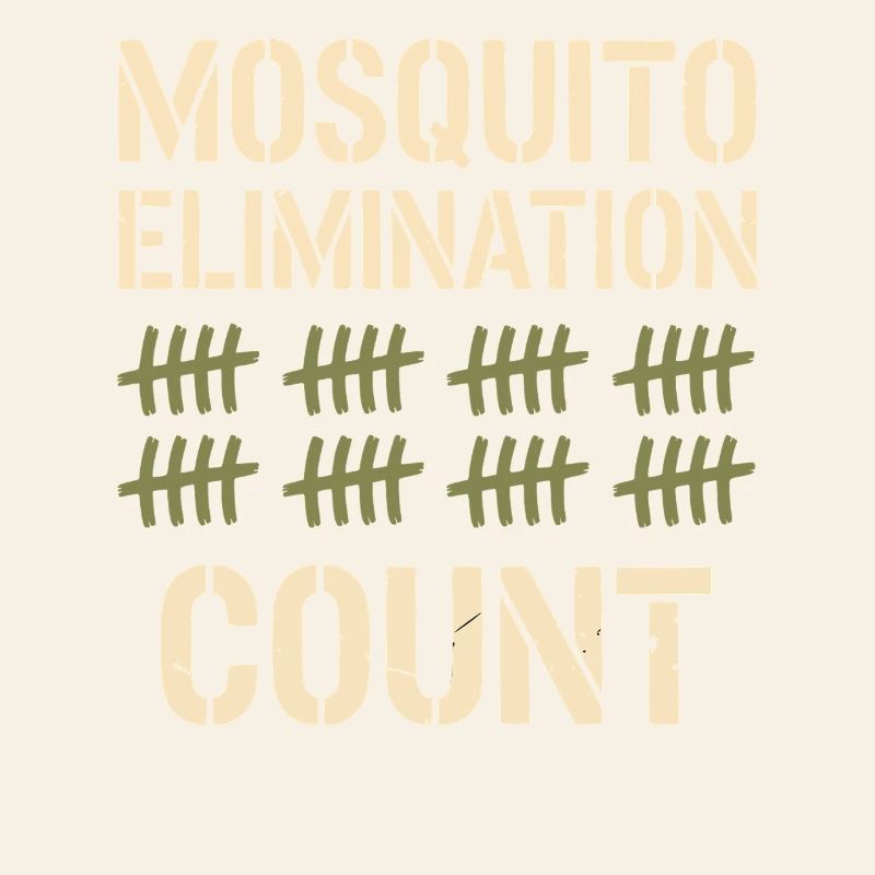 Mosquito Elimination Count Funny Summer