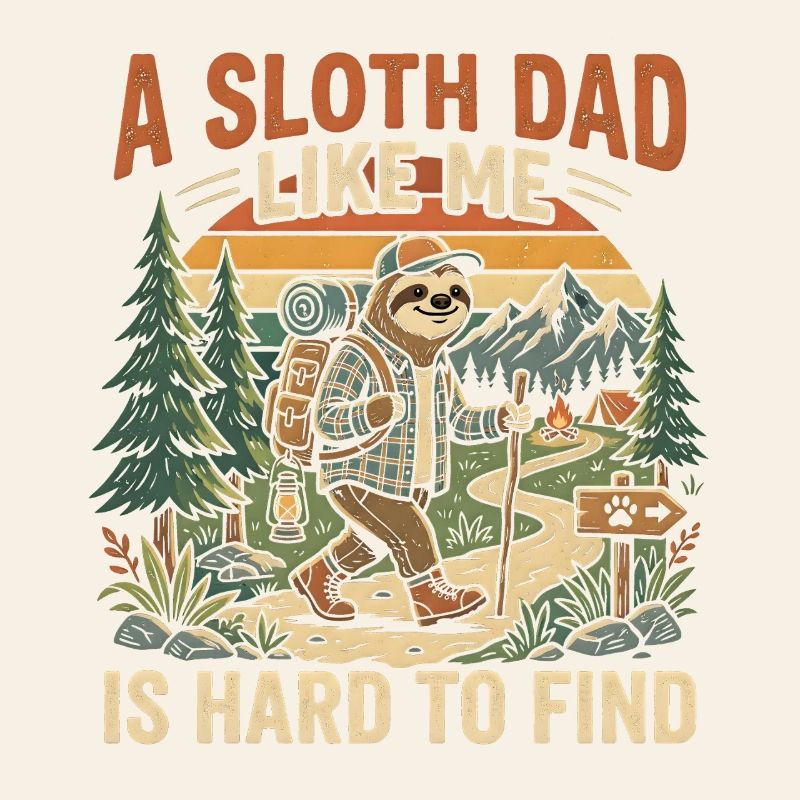Sloth Dad Wanderabenteuer