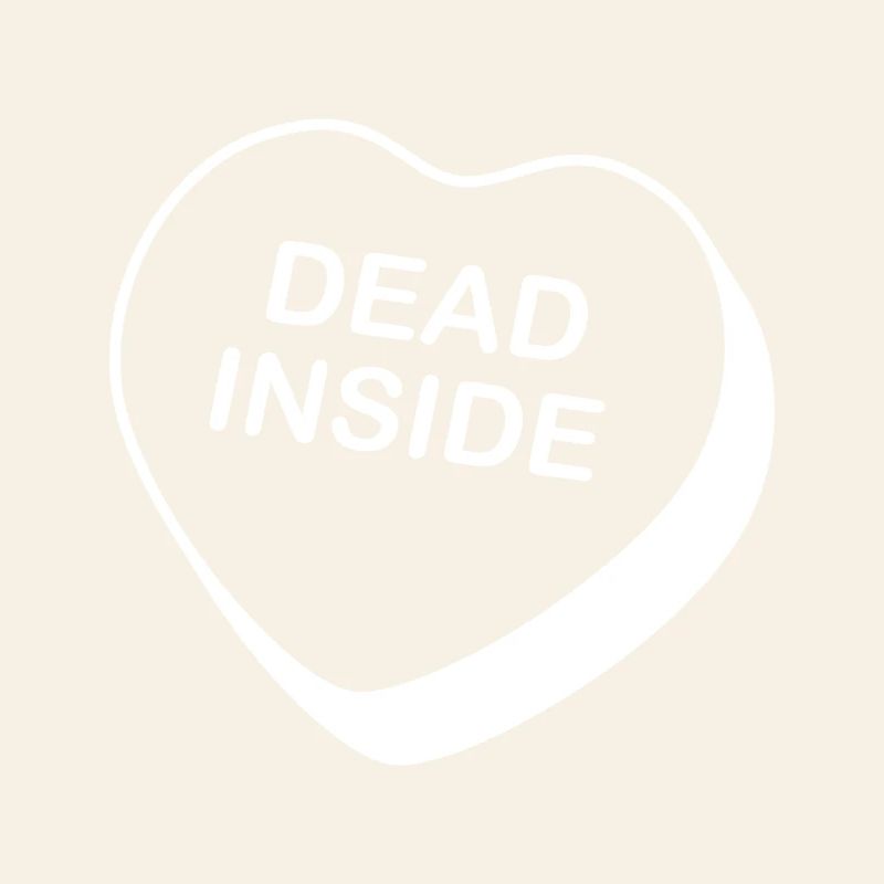 Dead Inside Heart Design