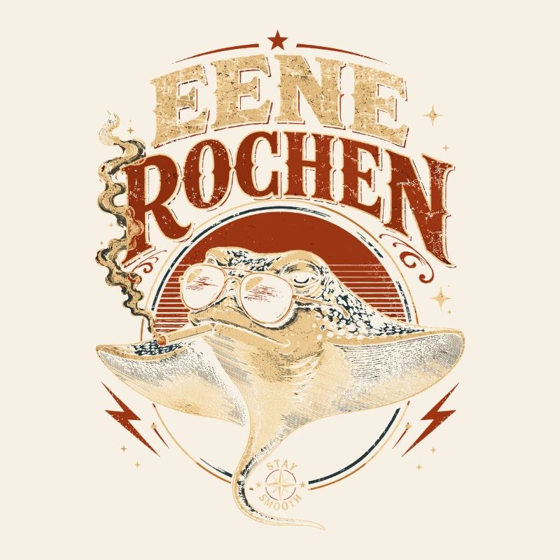 Mantarochen Retro mit Sonnenbrille mit Eene Rochen