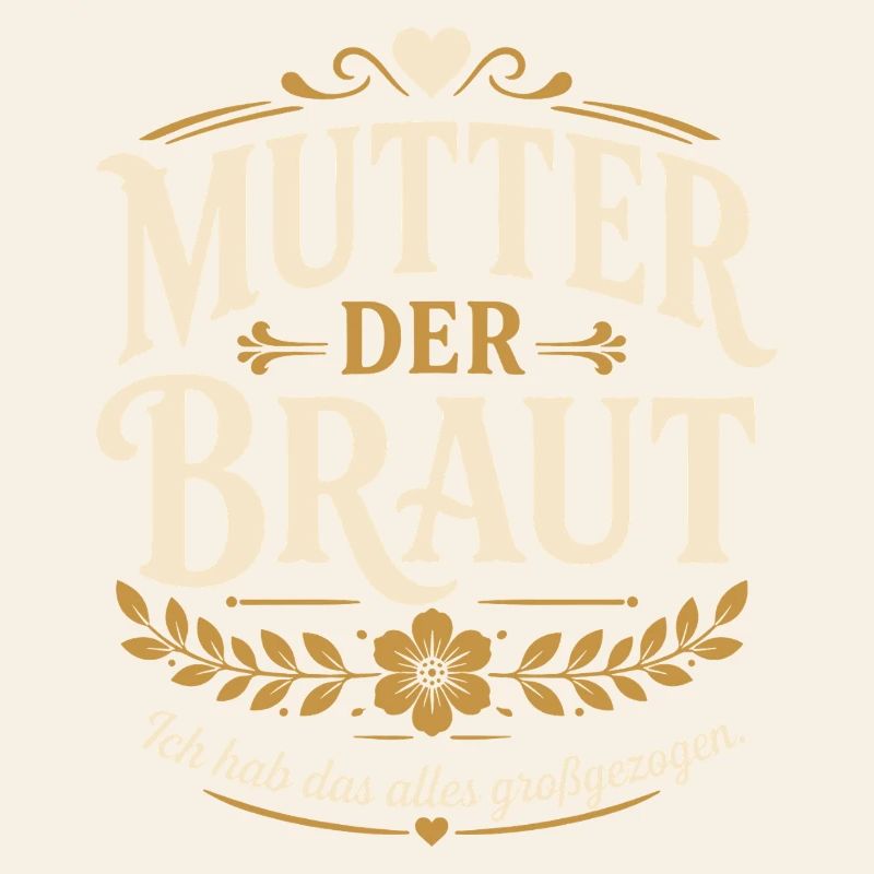 Mutter der Braut. Ich hab das alles großgezogen