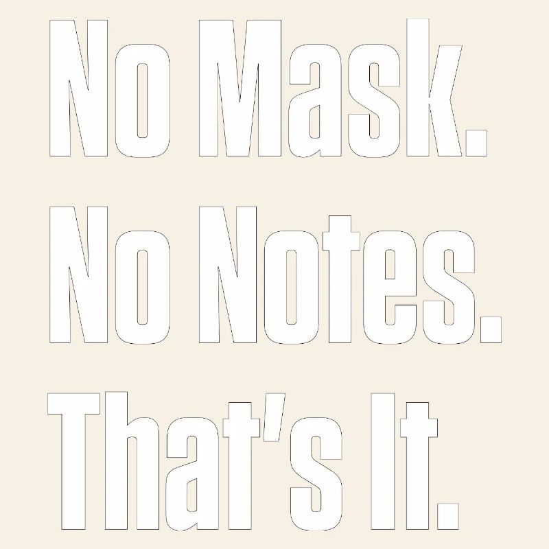 Pas de masque Pas de notes Orgueil neurodivergent