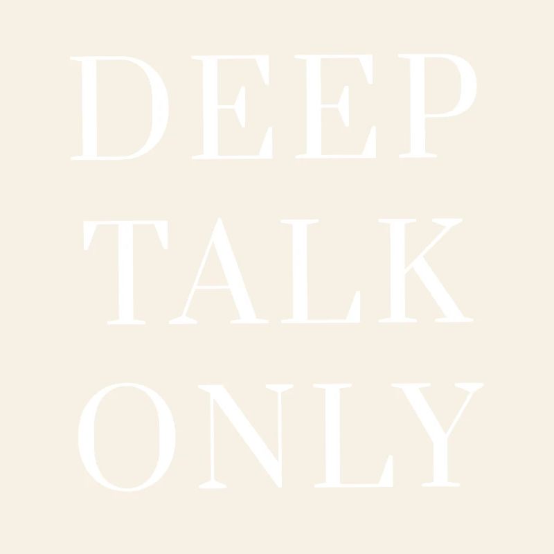 Deep Talk Only – Conception minimale de citations introverties